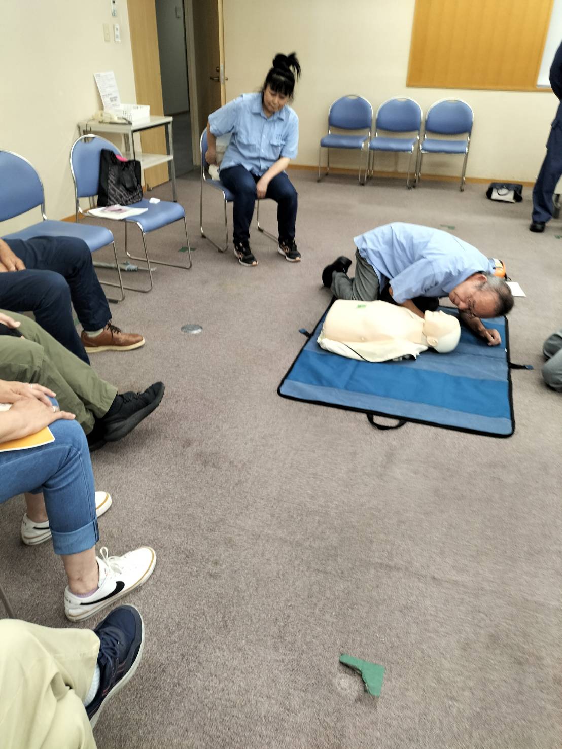 救急救命の講習風景